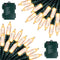 Battery Operated Christmas Lights 2 Pack 17.7 Feet 50 LED Clear Mini String Lights with 8 Modes Waterproof Tree Lights for Xmas Outdoor Indoor Holiday Party Garden Decor, Warm White