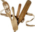 Spurtle Set - Wooden Spurtle Set Cooking Utensils As Seen on TV - Stirring Heavier Foods - Ergonomic, No Fatigued Wrists, Hands - For Nonstick, Porcelain Cookware - Longer Surface Area Kitchen Tool