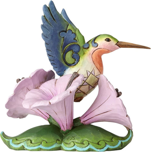 Enesco Jim Shore Heartwood Creek Mini Hummingbird Figurine, Multicolor