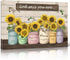 Wall Art Painting Canvas Wall Art Sunflower Encourage Text Canvas Artwork Flower Wall Decor Prints Wall D©cor for Living Room Bedroom Home Decoration Ready to Hang