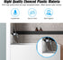 Tiga 2 Pieces Bathtub Shower Splash Guard, Bathroom Bath Tub Splash Guards with 3M Super Viscose, Perfectly Matched to Shower Curtain Weights