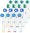 Replacement Toothbrush Heads for Braun Oral b, Compatible with Oral-B 7000/Pro 1000/9600/ 5000/3000/8000/Genius and Smart Electric Toothbrush, 16 Pcs