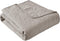 Madison Park Quebec Luxury Oversized Quilted Throw Khaki 60x70 Premium Soft Cozy Microfiber With Cotton Fill For Bed, Couch or Sofa