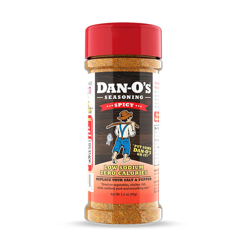 Dan-O's Spicy Seasoning | All Natural | Sugar Free | Keto | All Purpose Seasonings | Vegetable Seasoning | Meat Seasoning | Low Sodium Seasoning | Cooking Spices |1 Pack (3.5 Ounce)