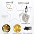 Christmas Decorations Star String Lights, 290 LED Waterfall Tree Lights with 11" Topper Star Christmas Lights Indoor Outdoor Decorative for Wedding Yard Party Home Holiday Decor (Warm White)