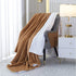 SOCHOW Waffle Sherpa Fleece Throw Blanket, Super Soft Fuzzy Warm, Lightweight Fluffy Reversible Plush Blanket for Bed Sofa Couch, 50 x 60 Inches Camel