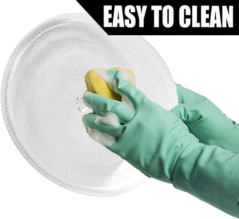 Microwave Glass Plate, 10-3/5" Microwave Turntable Tray Glass Plate Replacement, Compatible LG, Samsung, Kenmore, Hotpoint, Panasonic And GE.