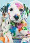 MXJSUA Diamond Painting Kits for Adults, Diamond Art Kits Adults Beginner Diamond Painting Animal Dog, Diamond Painting Kit for Parent-Child Home Wall Decor 12x16 Inch Dalmatian Dog