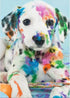 MXJSUA Diamond Painting Kits for Adults, Diamond Art Kits Adults Beginner Diamond Painting Animal Dog, Diamond Painting Kit for Parent-Child Home Wall Decor 12x16 Inch Dalmatian Dog