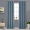 Melodieux Elegant Cotton Blackout Thermal Insulated Grommet Top Curtains/Drapes for Bedroom, 52 by 84 Inch, Navy (1 Panel)