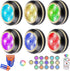 Puck Lights with Remote, Color Changing Wireless LED Puck Lights with Timer, Dimmable Under Cabinet Lights for Kitchen Cabinet Counter, Battery-Powered Closet Lights (6 Pack, Batteries Included)