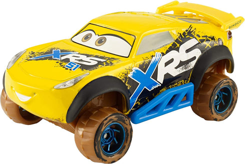 Disney Pixar Cars XRS Mud Racing Vehicle Assortment 1:55 scale Die-Casts, Real Suspensions, Off-Road, Dirt-splashed Design, All-terrain Wheels, Ages 3 and up