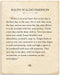 Ralph Waldo Emerson - Write It On Your Heart - 11x14 Unframed Typography Book Page Print - Great Motivational and Inspirational Gift and Decor Under $15