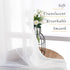 NICETOWN Pure White Sheer Curtains 84 inches Long, Chiffon Semi Sheer Curtain Panels for Bedroom, Home Decoration Solid Voile Panels (2-Pack, 54 Wide)