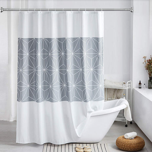 HBlife Shower Curtain Rods 26-41 inches, Never Rust Non-Slip Spring Tension Curtain Rod No Drilling Stainless Steel Curtain Rod Use Bathroom Kitchen