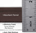 Memory Foam Bath Mat for Bathroom Non Slip Bath Rug Velvet Thick Soft and Comfortable Water Absorbent Machine Washable Easier to Dry Floor Rug Mats Waved Pattern, 20x32 Inches, Chocolate Brown