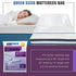 Queen - Mattress Bag Enhanced with Zipper 5.5 mil Extrem Thick for Moving & Long-Term Storage - Tear Resistant and Waterproof - Extrem Heavy Duty