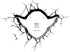3D Light FX Star Wars Yoda Face 3D Deco LED Wall Light