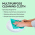 Swedish Wholesale Swedish Dish Cloths - 10 Pack Reusable, Absorbent Hand Towels for Kitchen, Counters & Washing Dishes - Cellulose Sponge Cloth - Eco Friendly Gifts - Seafoam Green