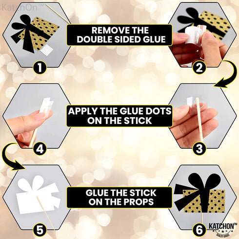 New Years Photo Booth Props 2022 Pack of 30, New Year Props | New Years Eve Party Supplies 2022, New Years Photo Props 2022 | New Years Photo Props 2022, Happy New Years Decorations, Little DIY