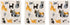 DII Swedish Dishcloth Cleaning Collection, 7.75 x 6.75, Cats Everywhere 3 Count