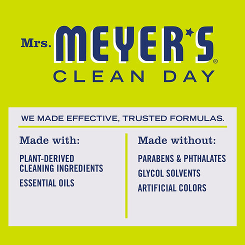 Mrs. Meyer's Multi-Surface Cleaner Spray, Everyday Cleaning Solution for Countertops, Floors, Walls and More, Lemon Verbena, 16 fl oz - Pack of 3 Spray Bottles