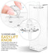 Stock Your Home Long Necklace Holder with 12 Hooks - Acrylic Jewelry Organizer Necklaces Stand and Display Case, Clear