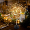 Firework Table Lamp Fairy Light 120 LED DIY Starburst Dandelion Battery Powered 8 Modes Lights with Remote Control for Banquet Party Home Garden Dinner Table Decoration Thanksgiving Christmas Wedding