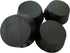 Prime Woodcraft Walnut Wood Furniture Risers (4 Pack) | Adds 1 Inch Extra Height for Cleaning & Convenience | Bed Risers, Desk Riser, Table Risers, Furniture Legs, Sofa Risers |Heavy Duty (Black)