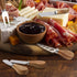 Cheese Knife Set,6pc Stainless Steel Cheese Knives Cutter for Charcuterie Board with Spreader/Slicer/Fork,Charcuterie Utensils with Wood Handle,Exquisite Cheese Butter Tool Collection Gifts Set