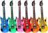 20 Pack Inflatable Rock Star Toy Set Music Instruments Party Props 6 Inflatable Guitars, 6 Inflatable Microphones, 6 Shutter Shading Glasses, 1 Inflatable Piano and 1 Inflatable Saxophone