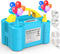 Balloon Pump, Dr.meter Portable Dual Nozzle Electric Balloon Pump, 110V 600W Balloons Air Blower/Inflator for Party Decoration/Halloween/Wedding/Birthday/Anniversary/Christmas, Blue