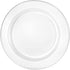Premium Quality Heavyweight Plastic Plates China Like. Wedding and Party Dinnerware Plastic Plates 9 inch, Crystal Clear - Value Pack 30 Count
