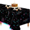 TIK Tok Tablecloth,Extra-Large 108”x 54”Disposable Music Table Cover, Ideal for TIK Tok Themed Musical Rockstar Birthday Party Supplies Decoration (1)