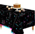 TIK Tok Tablecloth,Extra-Large 108”x 54”Disposable Music Table Cover, Ideal for TIK Tok Themed Musical Rockstar Birthday Party Supplies Decoration (1)