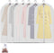 allhom dust proof clothing bags - pack of 6 pcs 60 inch large hanging garment bags and cedar balls, for coat, long dress, gowns, and dance costumes