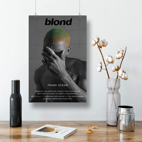 Blonde Music Poster Canvas Wall Art Prints Poster Gifts Photo Picture Painting Posters Room Decor Modern Home Decorative 12x18inch(30x45cm)