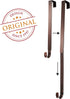 Haute Decor Adjustable Length Wreath Hook and Hanger - 2PACK- Oil Rubbed Bronze - Holds up to 20 lbs.