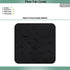 ELONGRIVER Industrial Fan Cover,Waterproof&Dustproof Cover for 18"&20" High Velocity Floor Fan, Household Fan Cover For Outdoor in Heavy Duty Material (24"x7.5"x24")