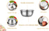 Besli 3-Piece 18/8 304 Stainless Steel Mixing Bowls,Set includes 2,4,8 Quart,Ideal for Cooking, Baking, Prepping,Serving