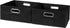 Niche Cubo Set of 2 Half-Size Foldable Fabric Storage Bins- Black