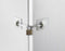 Refrigerator Door Lock with Padlock - White