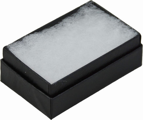 JPB Black Swirl Cotton Filled Jewelry Box #21 (Case of 100) 2.5 inches x 1.5 inches