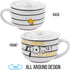 Silver Buffalo Peanuts Snoopy and Woodstock Ceramic Soup Mug with Vented Plastic Lid, 24 Ounces