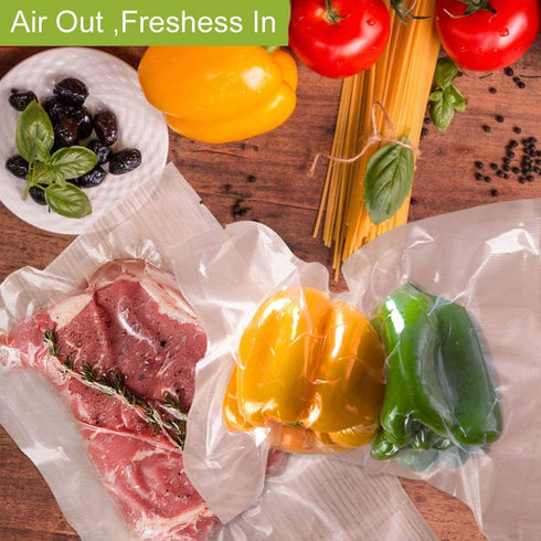 VacYaYa 200 Pint Size 6 x 10 Inch Vacuum Sealer Freezer Storage Machine Bags for Food ,Vac Seal a Meal Bags with BPA Free and Commercial Grade Sous Vide Vaccume Seal Safe PreCut Bag