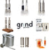 Salt And Pepper Grinder Set or Singles, Grind Gourmet Original Pump & Grind Cooking Gadgets, Spice Grinder, Pepper Mill, Modern Push Button Salt N Pepper Grinders, Buy 1, 2 ..
