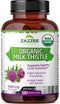 Zazzee USDA Organic Milk Thistle Extract Capsules, 120 Vegan Capsules, 7500 mg Strength, 80% Silymarin Flavonoids, Potent 30:1 Extract, USDA Certified Organic, Vegan, Non-GMO and All-Natural