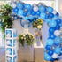 141 PCS Baby Shower Boxes Party Decorations Individual BABY Blocks Design for Boys Girls Baby Shower Decorations Gender Reveal Balloon Arch Kit Birthday Party Backdrop (Light Blue)