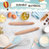 20 Pieces Mini Rolling Pins for Crafts, 6 Inch Wooden Kids Mini Rolling Pin Dumpling Ravioli Rolling Pin Dough Roller, French Rolling Pin for Children Fondant Pasta Pastry Pizza Crafting Baking