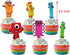 Galoulo Number Birthday Party Supplies For Blocks ,Number Birthday Party Decorations For Blocks Included Cake Toppers, CupCake Toppers, Balloon, Banner, Number Theme block Party Favor Pack Set
